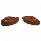 Teak Crimp Pair