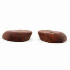 Teak Crimp Pair